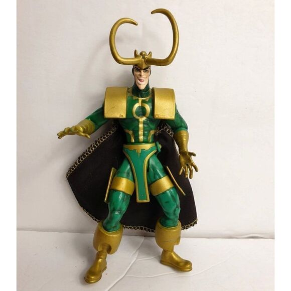 Marvel Universe LOKI Action Figure Toy Biz 1997 Earth's Mightiest Heroes Vintage - Picture 8 of 10